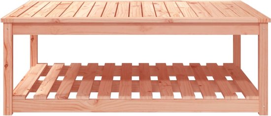 vidaXL Houten Tafel - Tuin Tafel - Tuintafel 121x82,5x45 cm massief douglashout - Buitentafel - Douglas Hout - Tuinset