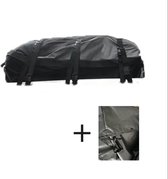 dakkoffer zwart opvouwbaar - daktas tassenset met extra regenbescherming