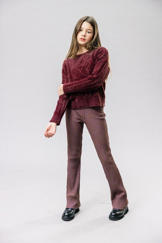 LOOXS 10sixteen 2332-5360-275 Meisjes Sweater/Vest - rood van 65% Nylon 35% Acryl