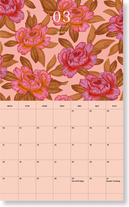 &INK Kalender 2024 Flower bol