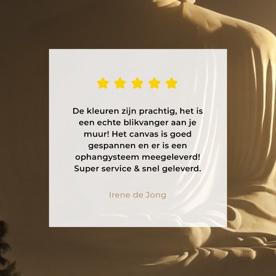 Peintures sur toile Bouddha - Ombre - Arbre - 80x120 cm - Décoration murale