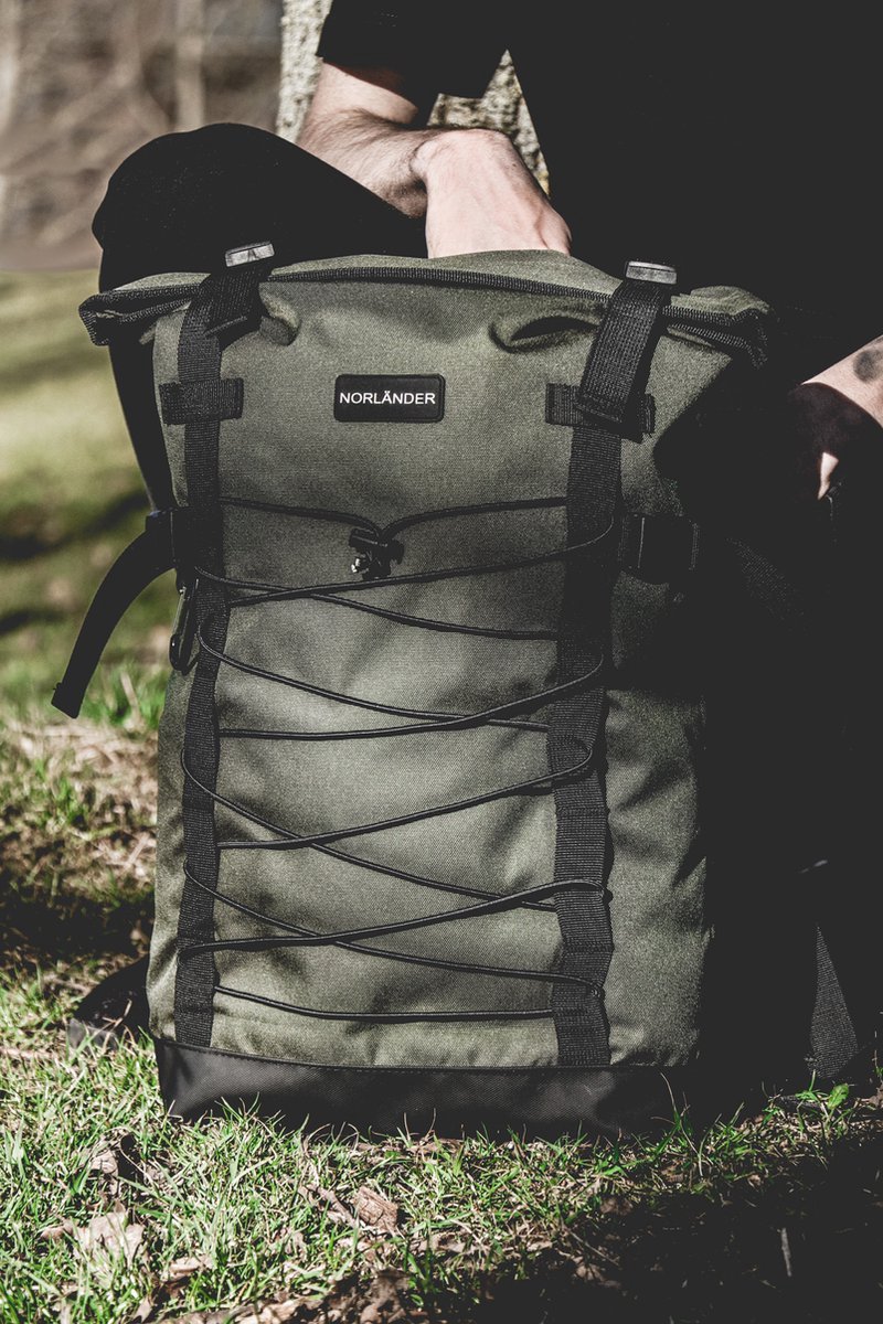 Norlander Backpack Outdoor 21L - Rugzak - Waterafstotend - Met laptopvak -  Groen | bol.com