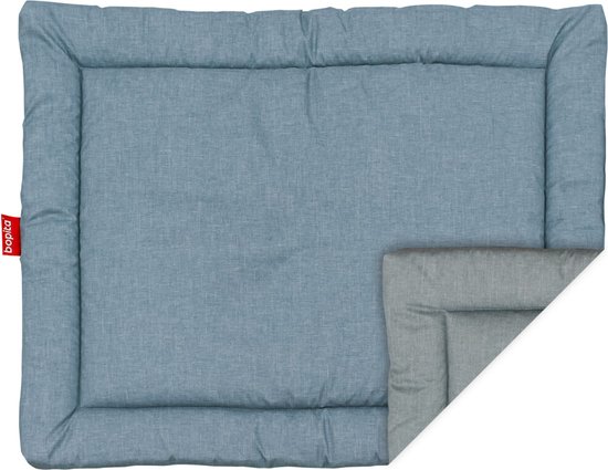 Bopita Boxkleed Square - 95x75 cm. - Blue/Grey