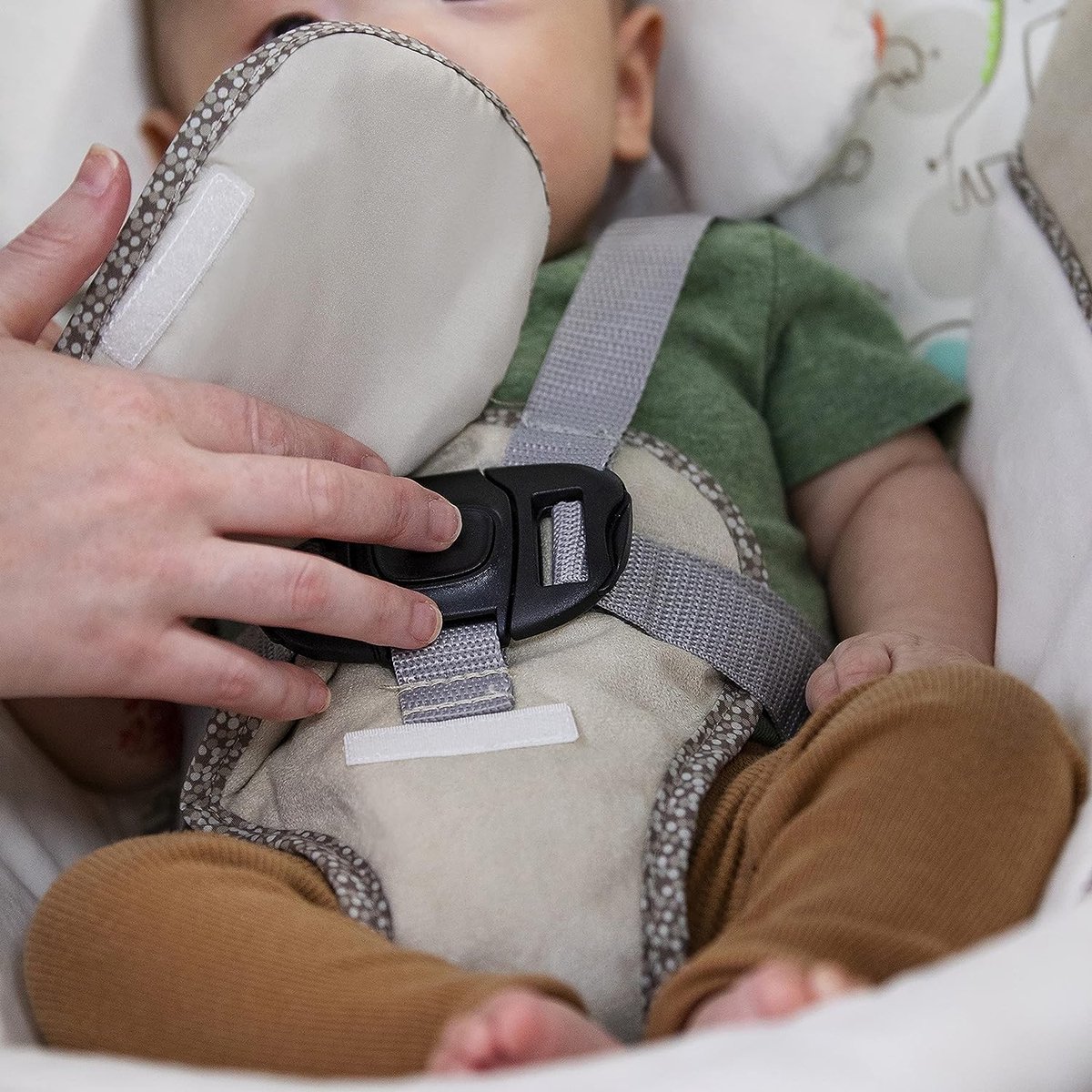 Elektrische Schommelstoel Baby - Baby Swing - Beige thumbnail 5