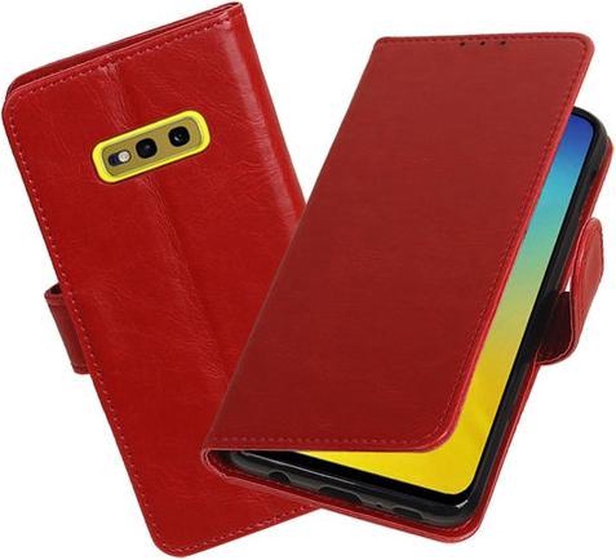 Motief Bookstyle Hoesje voor Samsung Galaxy S10e Rood