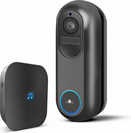 Delight Video Deurbel met Camera En Wifi - Intercom - Full HD 1080p - 5 tot 8 maanden batterijduur! - Bewegingsdetectie En Nachtzicht - Deurbellen met Camera - 55387BK van Delight — afbeelding 5