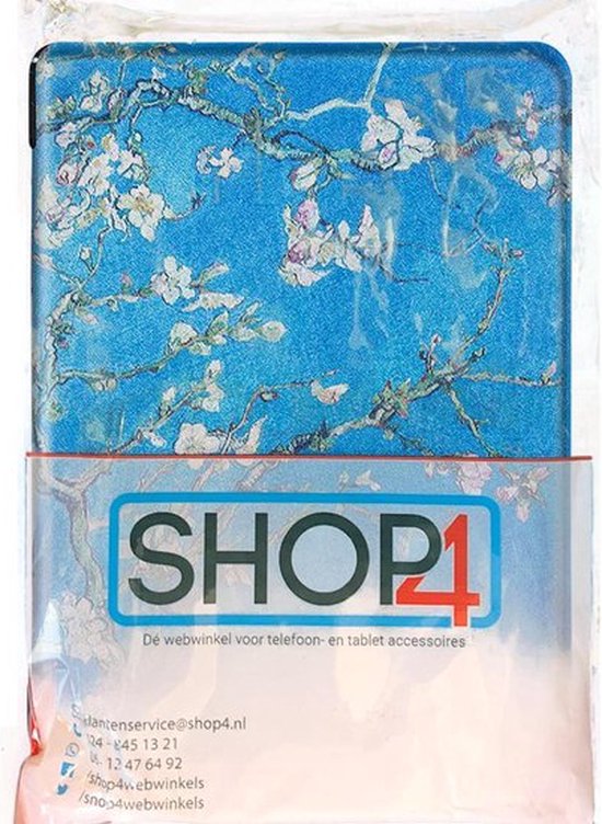 Shop4 - Geschikt voor Sleepcover voor Kobo Clara HD - Bloesemboom - Shop4