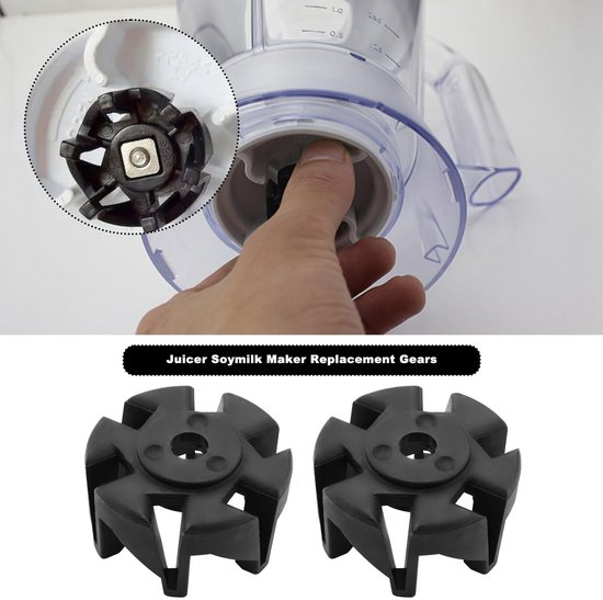Blenderaccessoireset - 4 stuks - Geschikt voor Philips - Zwart — afbeelding 5