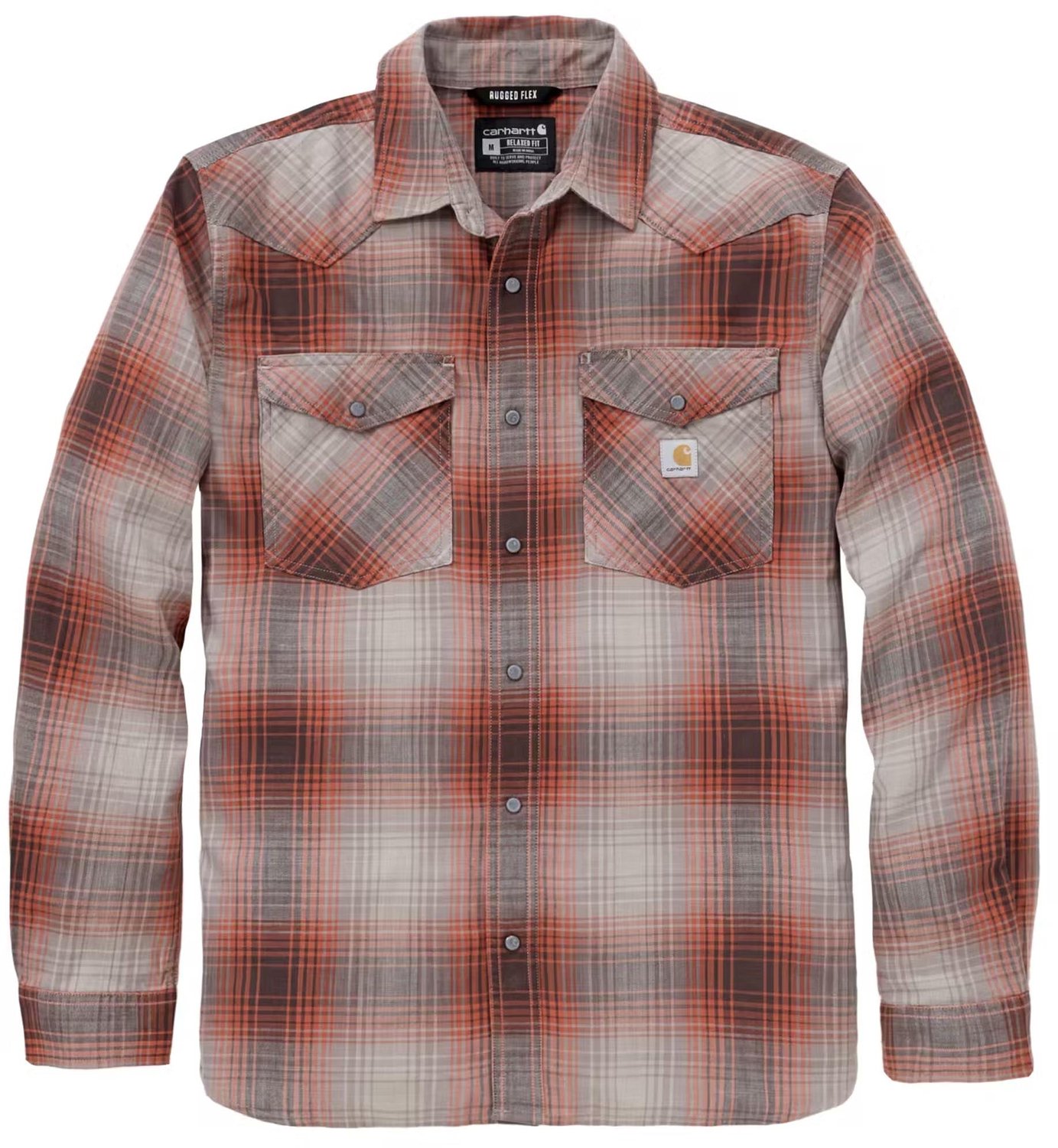 Carhartt Montana Bozeman Relaxed Plaid Overhemd Dark Clove