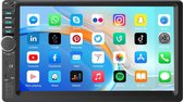 ESSGOO Autoradio 2 Din - 7 Inch Touchscreen - MP5 - Apple CarPlay & Android Auto - Bluetooth, USB, AUX, SWC