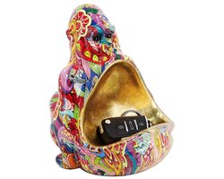 Aap beeld - Hars - Meerkleurig - 20 x 15 x 20 cm