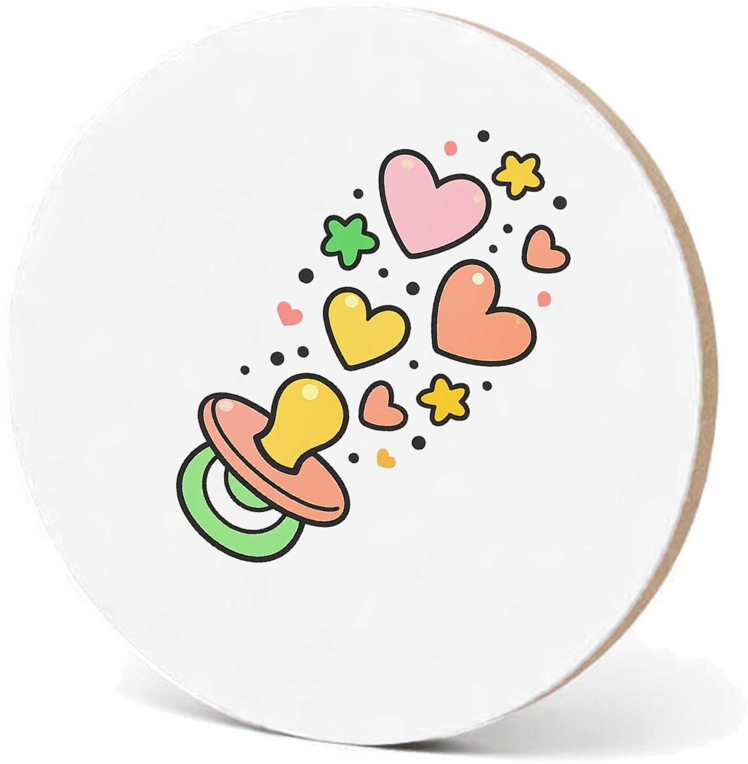 Mr Cadeautjes MDF fotolijst - design Een speelse onthulling rond een nieuwe rol in de familie, me | cadeau Wit