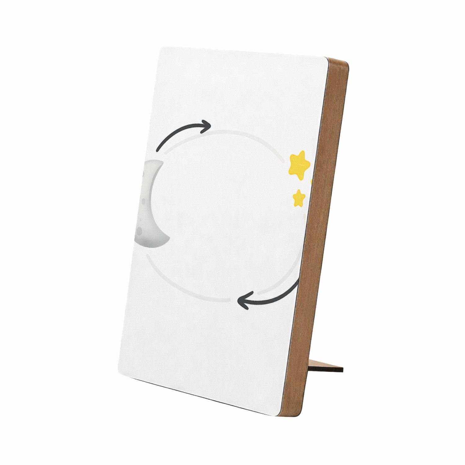 Mr Cadeautjes Glasframe/MDF 12,7 x 17,8 - design Een liefdevolle boodschap in dezelfde compacte, persoonlijke | cadeau Wit