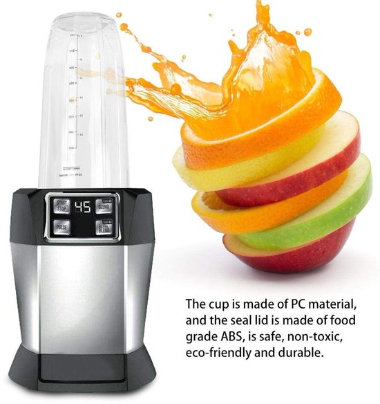 Blenderbeker met deksel - 950 ml - Polycarbonaat — afbeelding 3