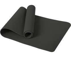 SnelShoppen - Good Nite Yogamat - Extra Dikke Antislip Fitnessmat voor Yoga, Pilates, Gymnastiek, Fysiotherapie, Cardio, Meditatie - Tweekleurige Oefe