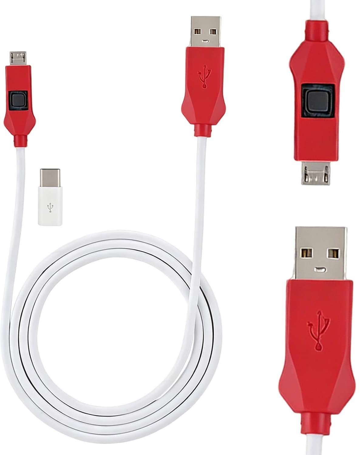 Deep Flash-kabel, 2-in-1 servicekabel met open poort 9008, flashkabel met borstelaansluiting en type C MIUI - ShopVlot