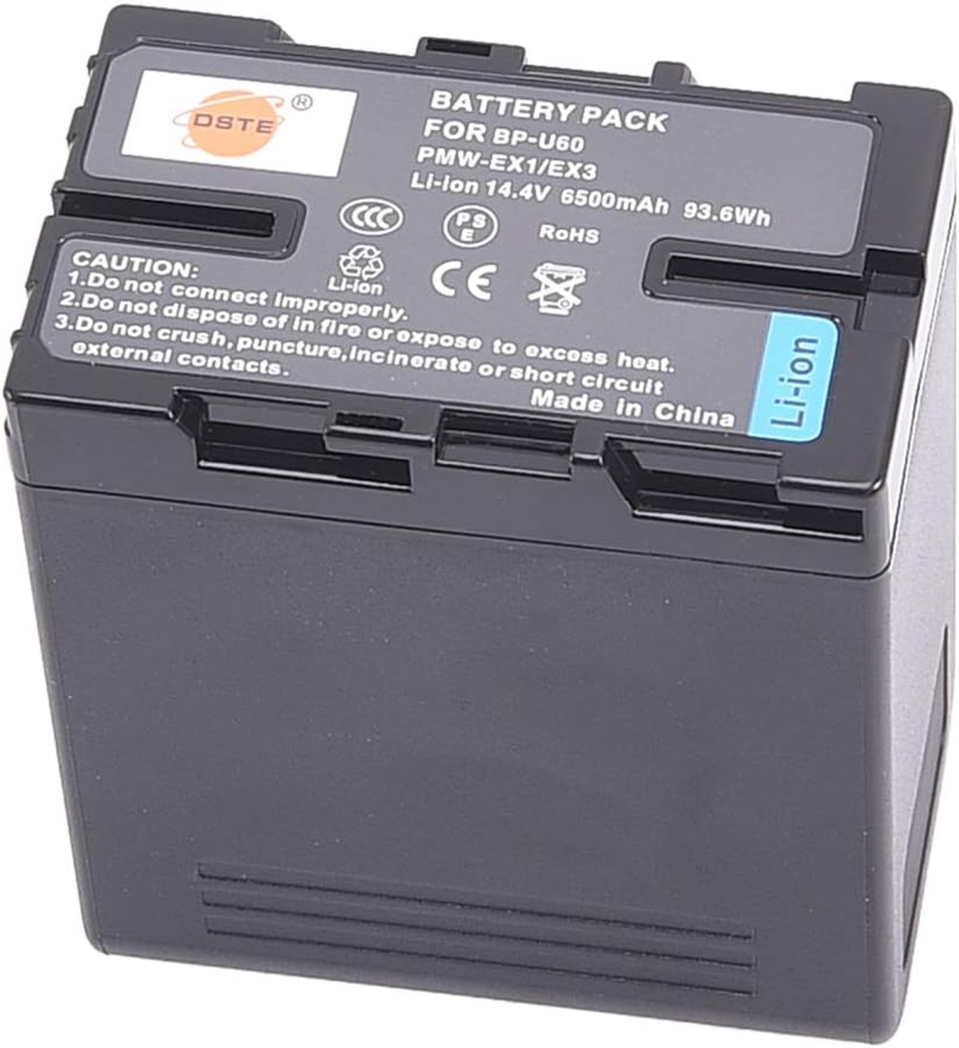 DSTE BP-U60 Battery Compatible with Sony PMW-100 PMW-F3 PMW-EX1 PMW-EX3 - ShopVlot