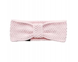 Luxe Gebreide Hoofdband Roze Maat L - Zacht & Warm