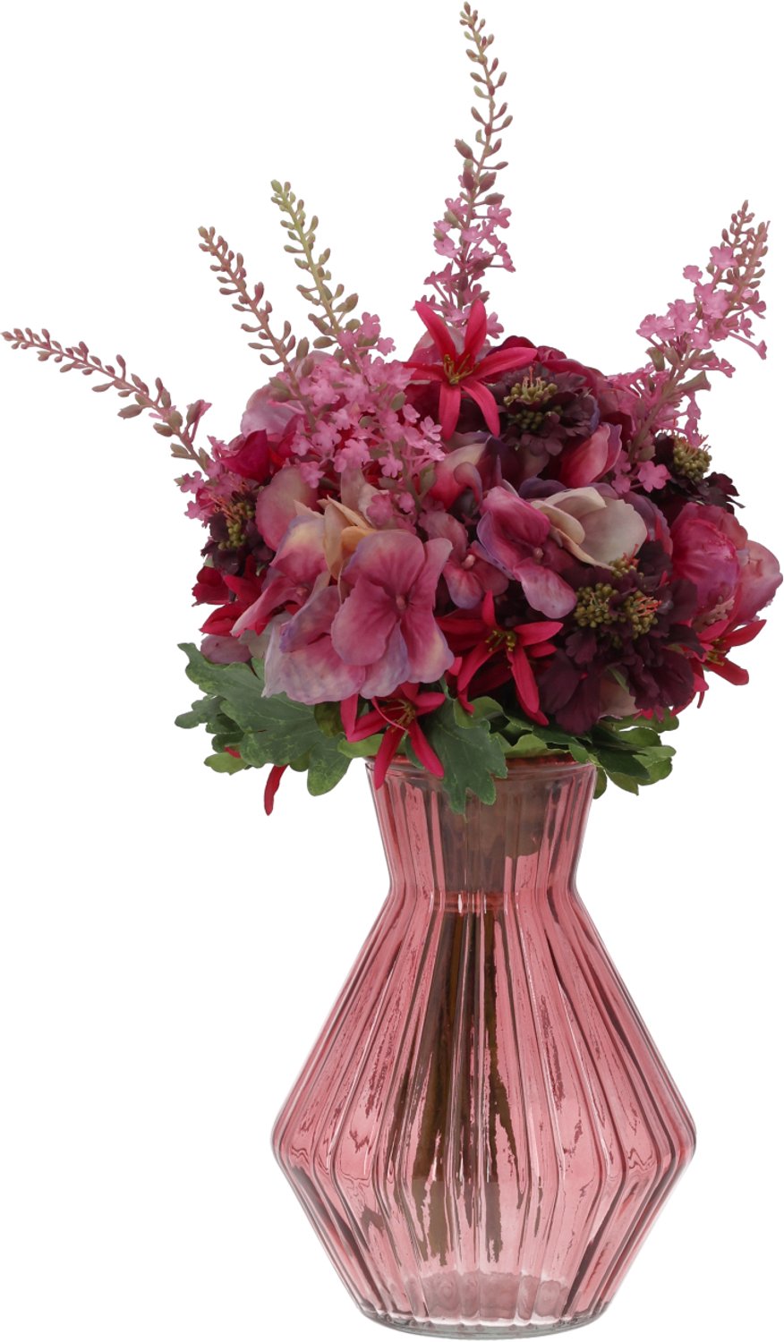 maxifleur Kunstplanten Herfstboeket kunstbloemen Kensi Sofia 40cm Paars