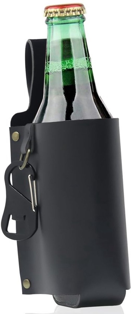 SPHProducts - Bierhouder - Drankhouder voor bierfles en blikjes - Zwart - Perfect