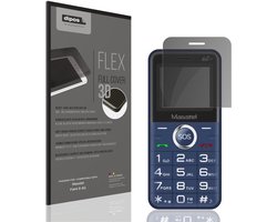 dipos FLEX – Matte Privacy Screenprotector geschikt voor Masstel Fami 8 4G | Volledige Schermbescherming | Case-Friendly
