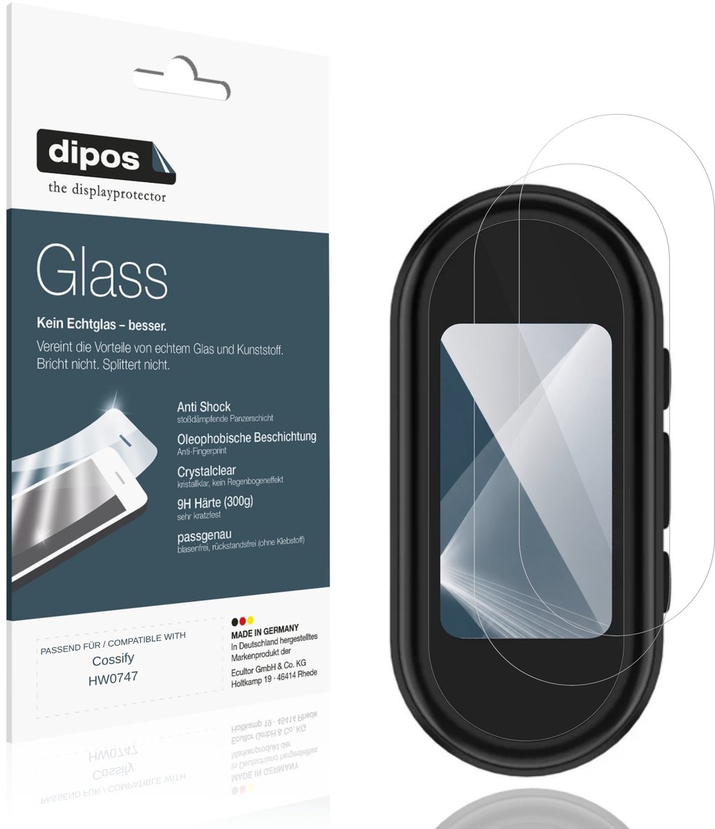 dipos – 2x Pantserfolie geschikt voor Cossify HW0747 | 9H Screenprotector