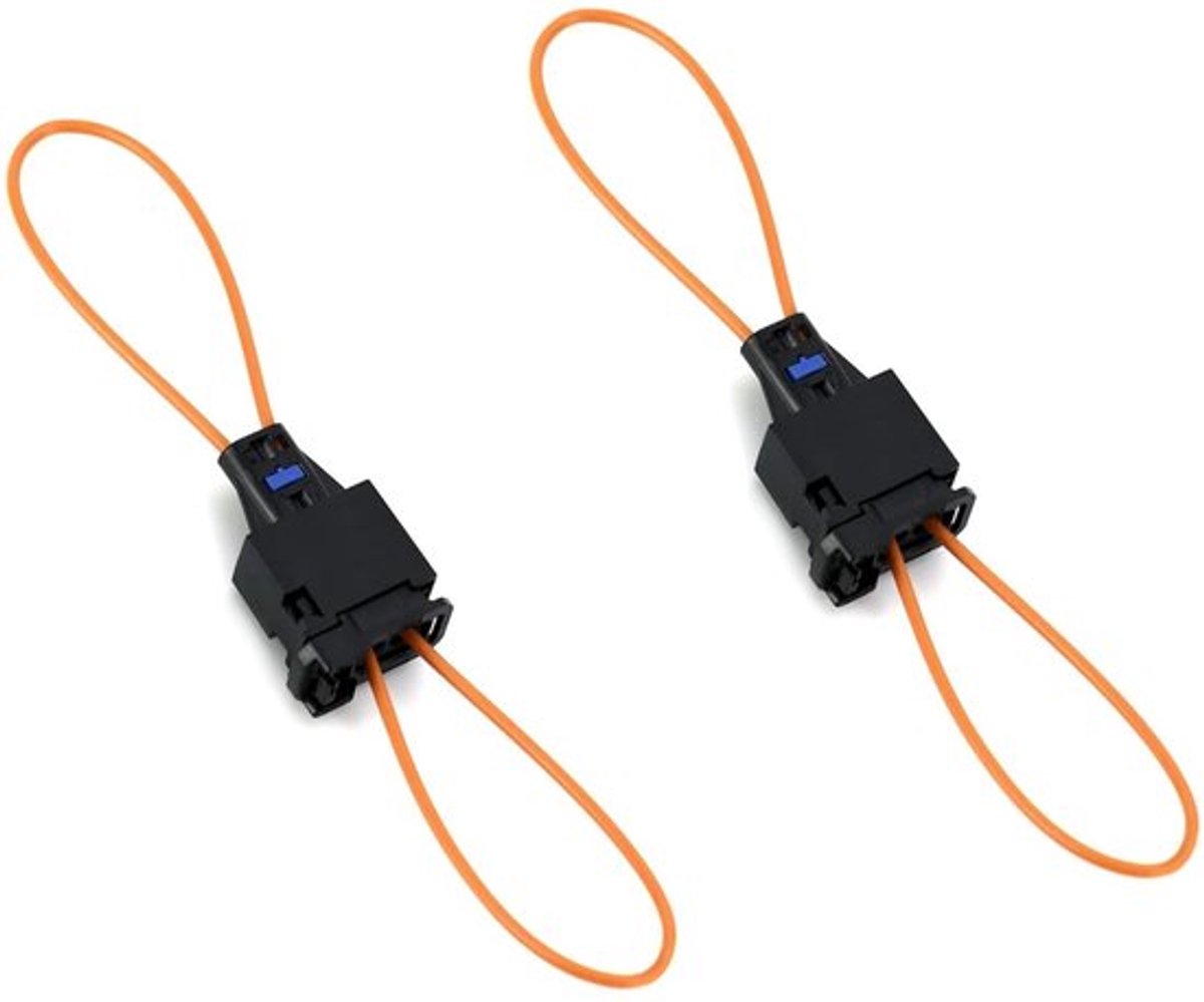 Dailygoody - Set van 2 Glasvezel Lichtgeleiders voor Auto Diagnose - Toslink