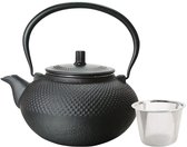 Cookinglife Theepot Zwart 1,5 L Gietijzer – Houdt Thee Lang Warm – Ook Zonder Filter Te Gebruiken