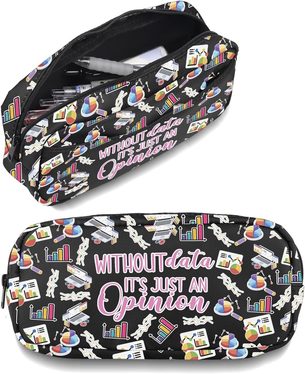 Potloodtas met ritssluiting, multifunctionele etui voor pennen en kantoorartikelen, waterdicht polyester, wit, 22 x 10 x 5,5 cm