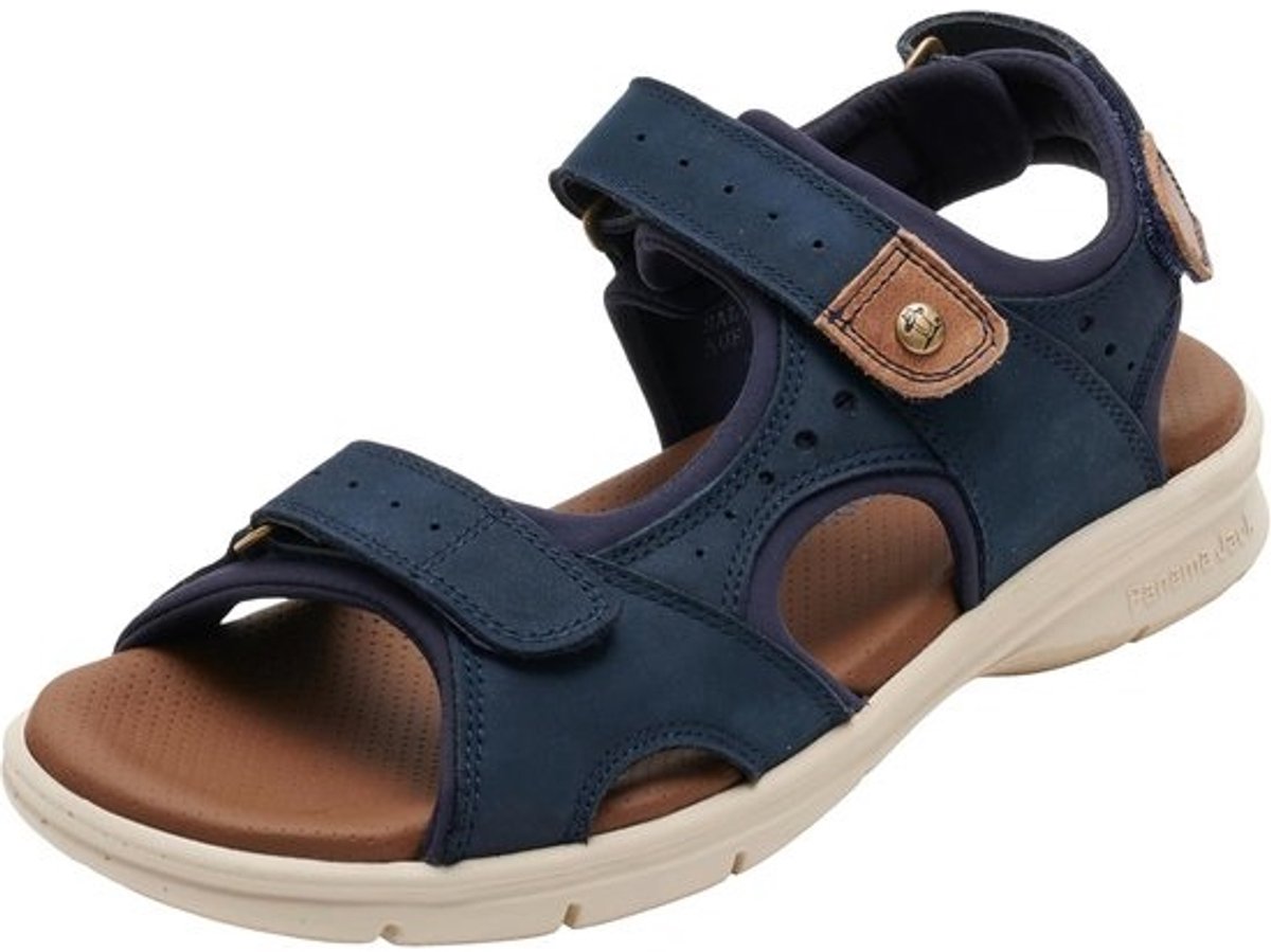 Herensandalen - Zomerschoeisel - Casual Wandelen - Waterdicht Nubuck Leer - 41 EU - Marineblauw