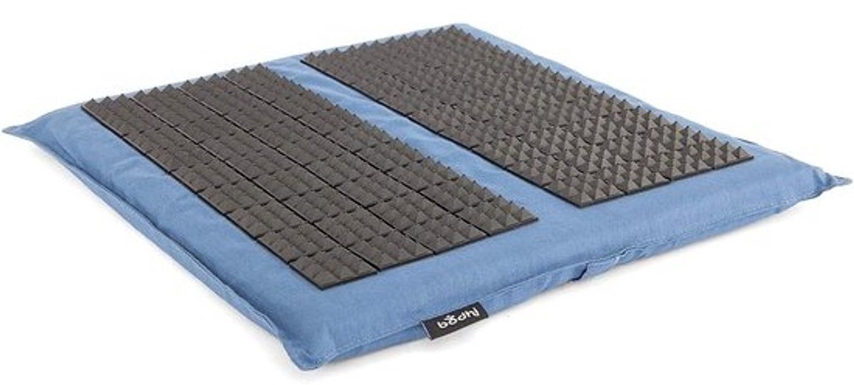 Voet Acupressuur Mat - Voetreflex Stimulator - Ontspanning Thuis - 648 Stimulatiepunten - Kleine Mat - Blauw