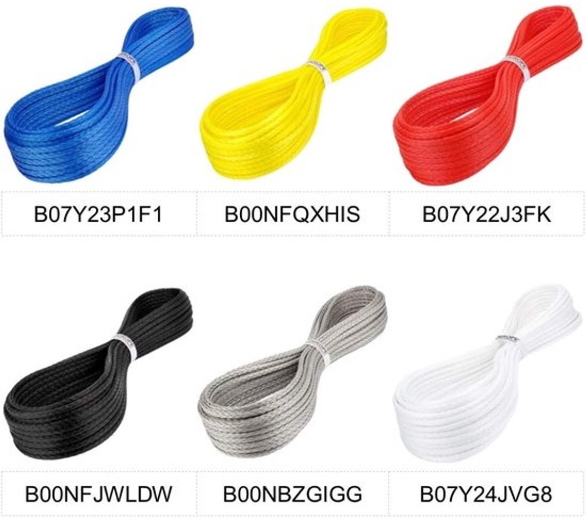 Dyneema Touw - Vastzetlijn Touw - Watersport Gebruik - Extreem Scheurvast - 6 mm 40 m - Zwart