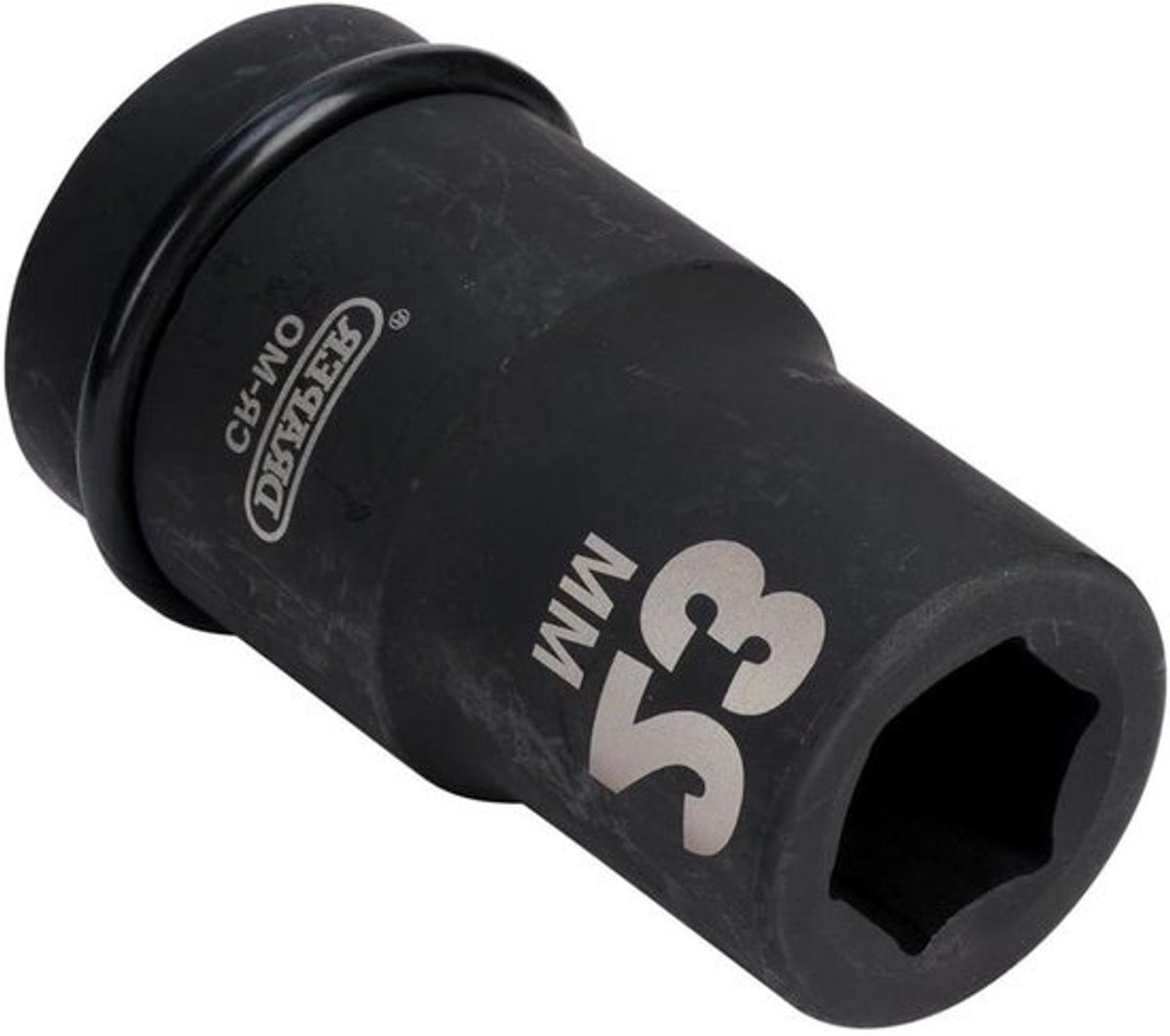 Dopsleutel 23 mm - Zeskant Dop Diepe Dop - Auto Onderhoud - Vierkante Aandrijving - 1 inch - Grijs