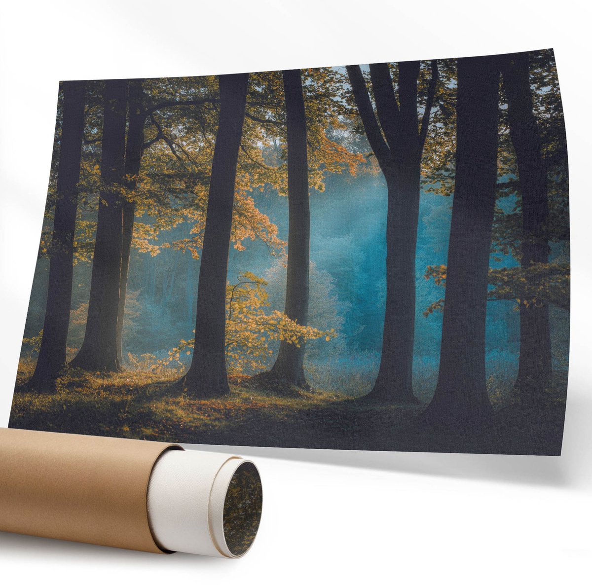 Coloray Polycanvas Poster - Stedelijke Elegantie, Fotografie - 594 x 840 mm - Bruin Illustratie - Rechthoek - Muurdecoratie - Woonkamer - Klassiek