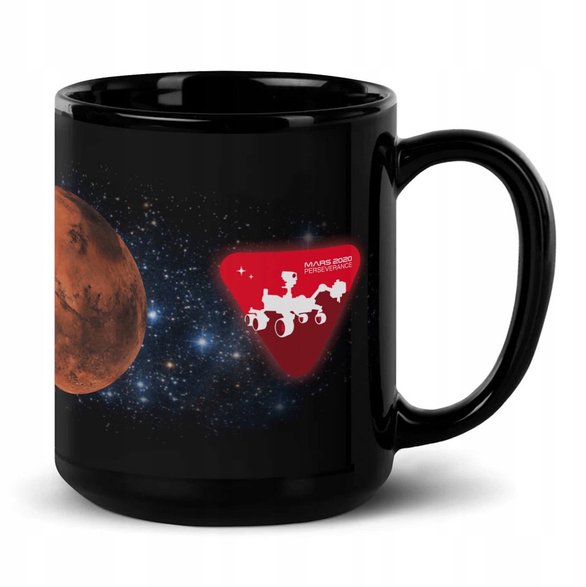 NASA Mars 2020 Perseverance Mok: Zwart, 500 ml, Keramiek