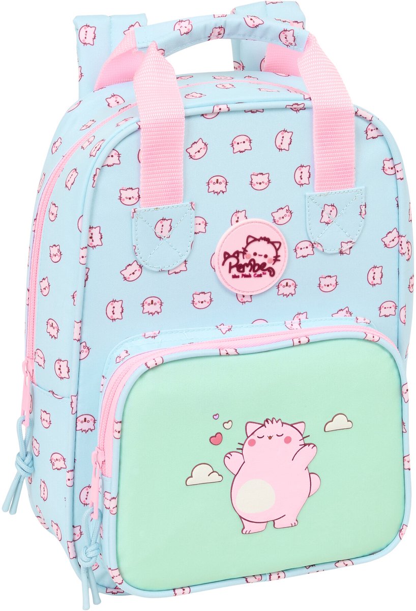 Pembe Peuterrugzak the Pink Cat - 28 x 20 x 8 cm - Polyester