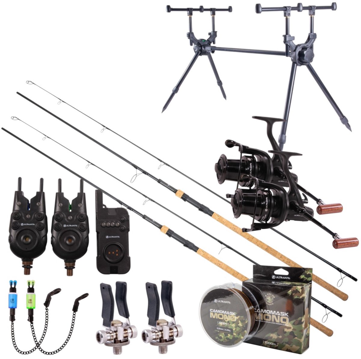Ultimate Bionic High End Carp Set 12ft Extender Kurk Handvat - Karper Set