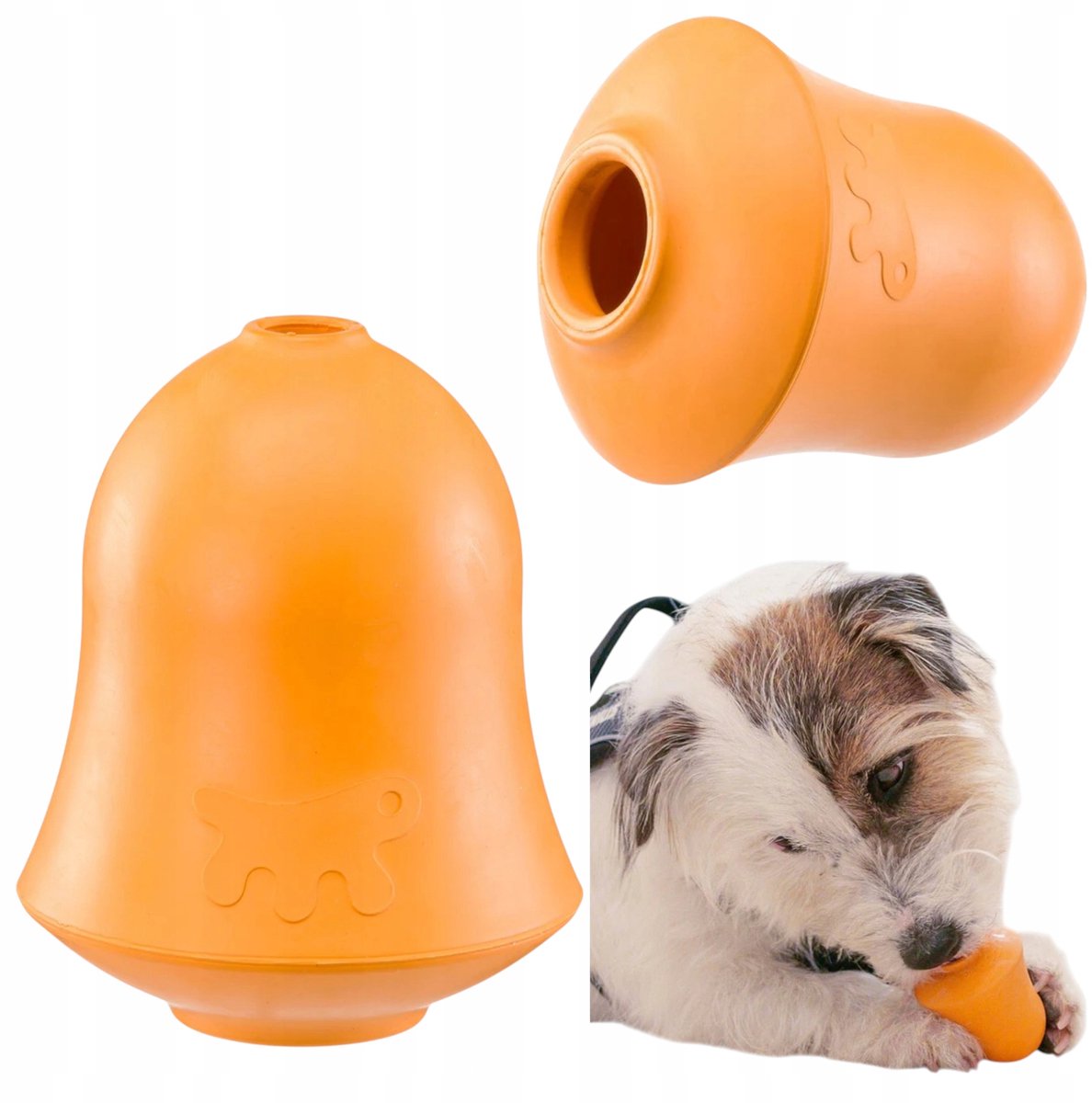 Ferplast Crazy Bell S: Duurzame Kauwspeeltje met Snoepdispenser voor Kleine Honden