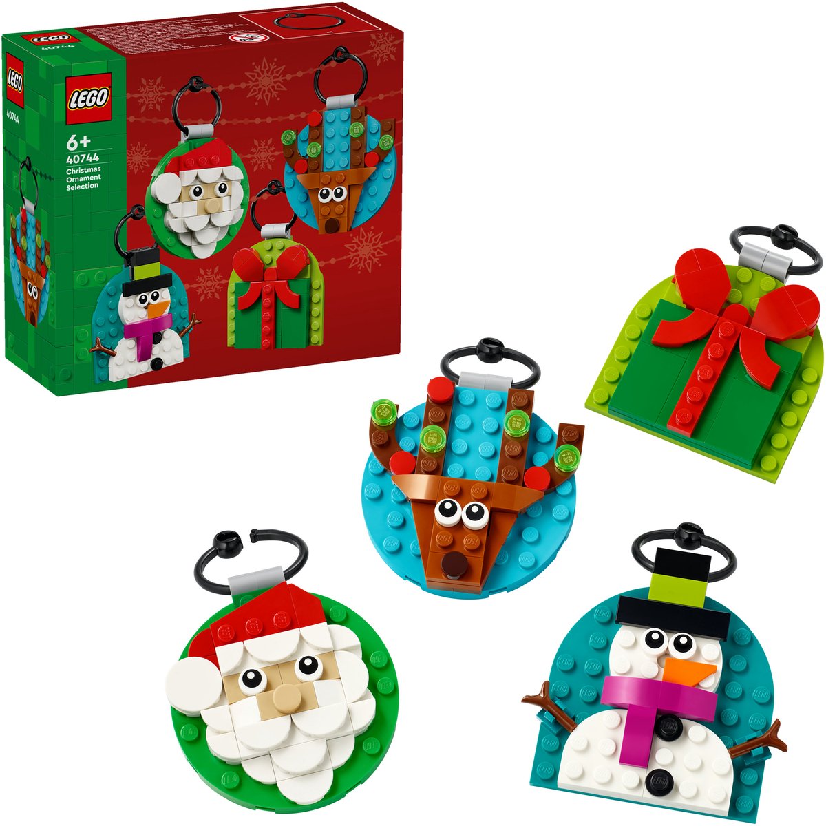 LEGO Schattige kerstversieringen Kerstdecoratie Om te Knutselen voor Kinderen 40744 — afbeelding 7