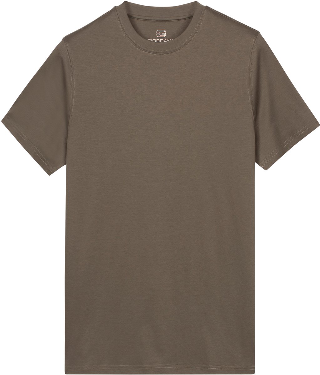 Giordano – Luca - Heren – Liquid Cotton – Korte mouw - T-shirt - Groen – 625078-73