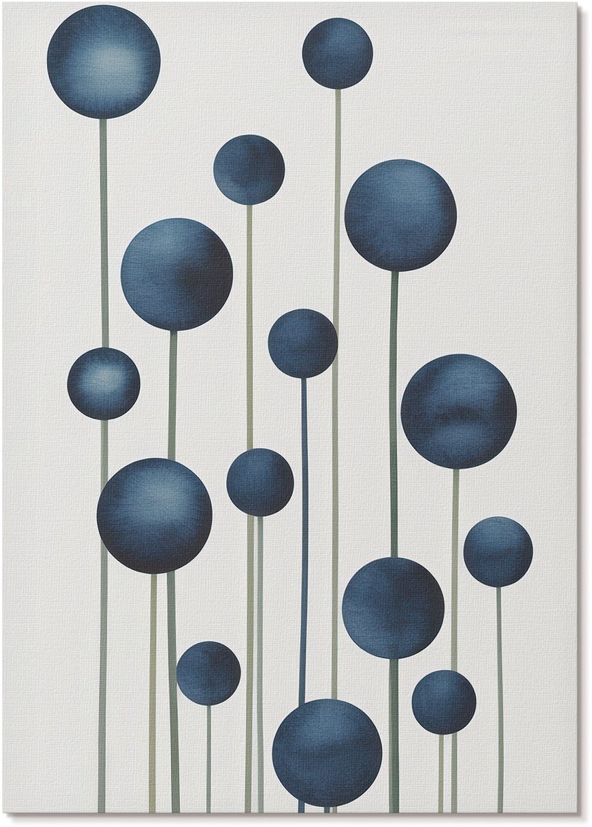 Tulup Polycanvas Poster - Winteraanzicht, Fotografie - A3 - Wit Illustratie - Rechthoek - Kunstposter - Woonkamer, Slaapkamer, Kantoor - Modern