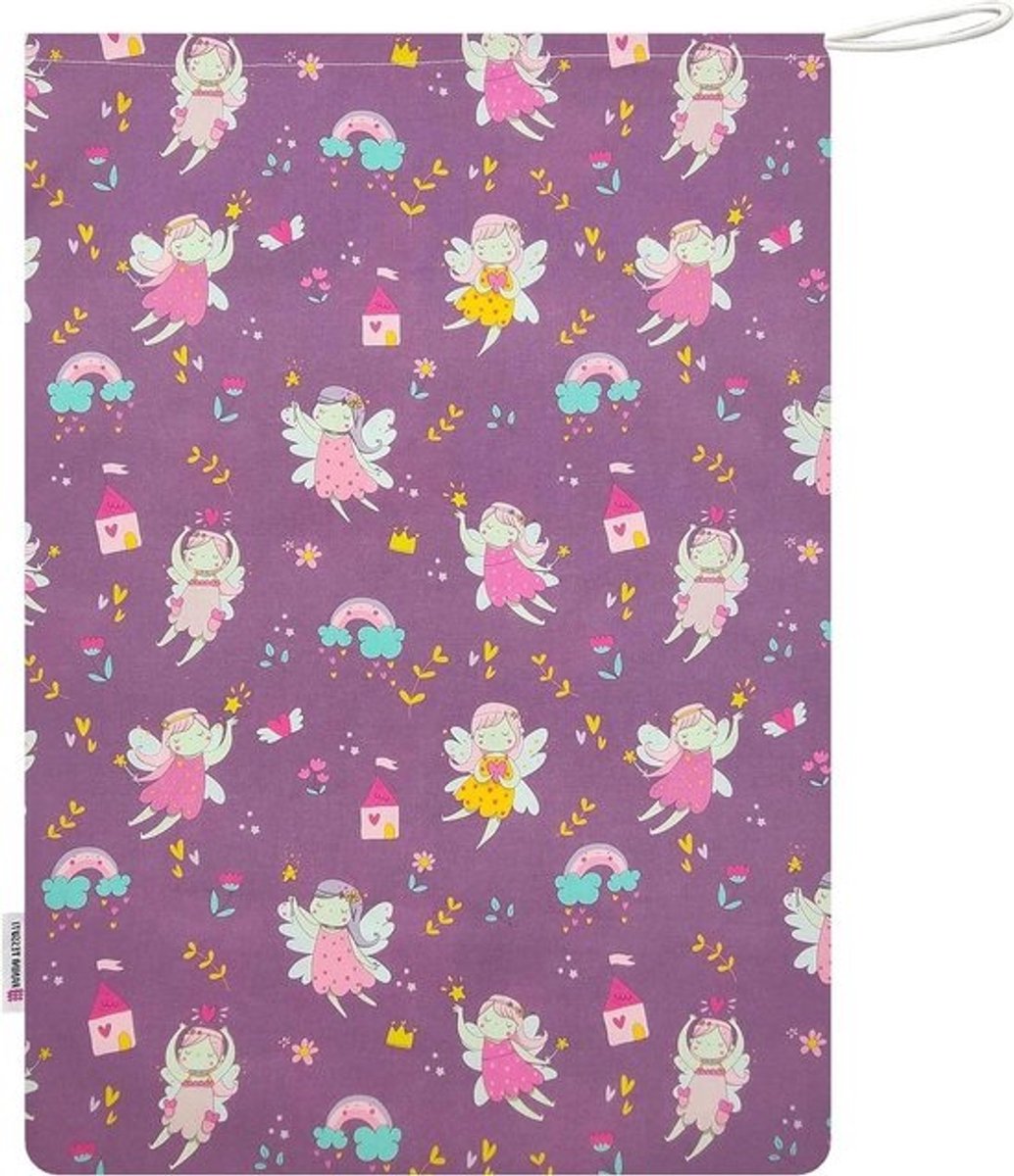 Kleuterschooltas - Nesttas Slaapzak - Kleding Opbergen - Handgemaakt - 46 x 60 cm - Feeën