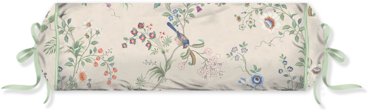 Pip Studio Lotus Lullaby Roll Cushion Sierkussen - 22 x 70 cm cm - Gebroken wit