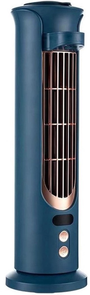 Mini Air Cooler - Persoonlijke Koeler - Zomerse Verkoeling - Digitale Display - 1000 Gram - Blauw