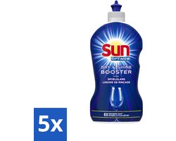 5 x Sun - Shine & Dry Booster - Spoelglans - 450 ml - Voordeelverpakking - 5 stuks