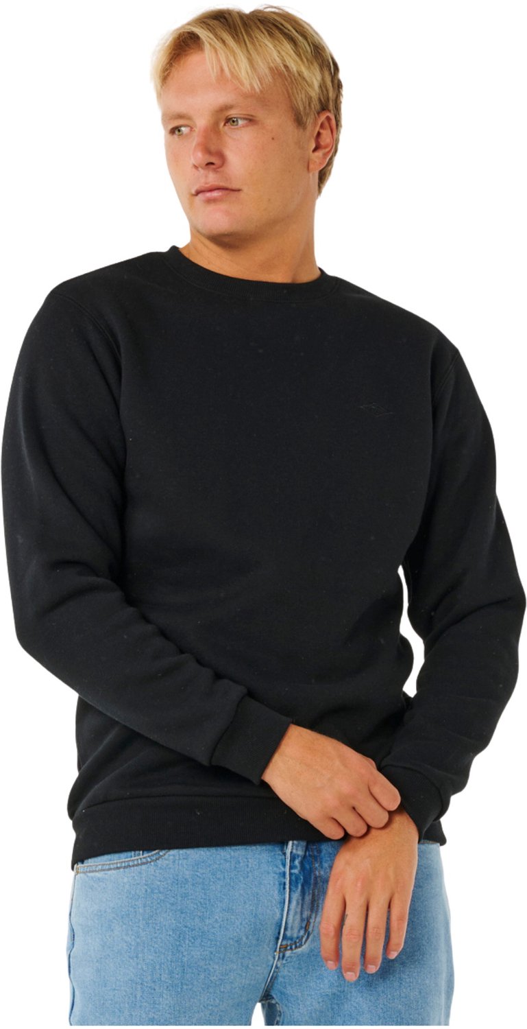 2026 Rip Curl Heren Klassieke Surf Crew Sweatshirt Zwart