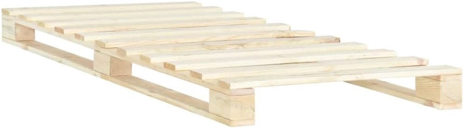 Hotelbedden Luxe Bedpallet Bed Massief Hout Pine 90 × 200 cm voor Slaapkamers Hotels Appartementen