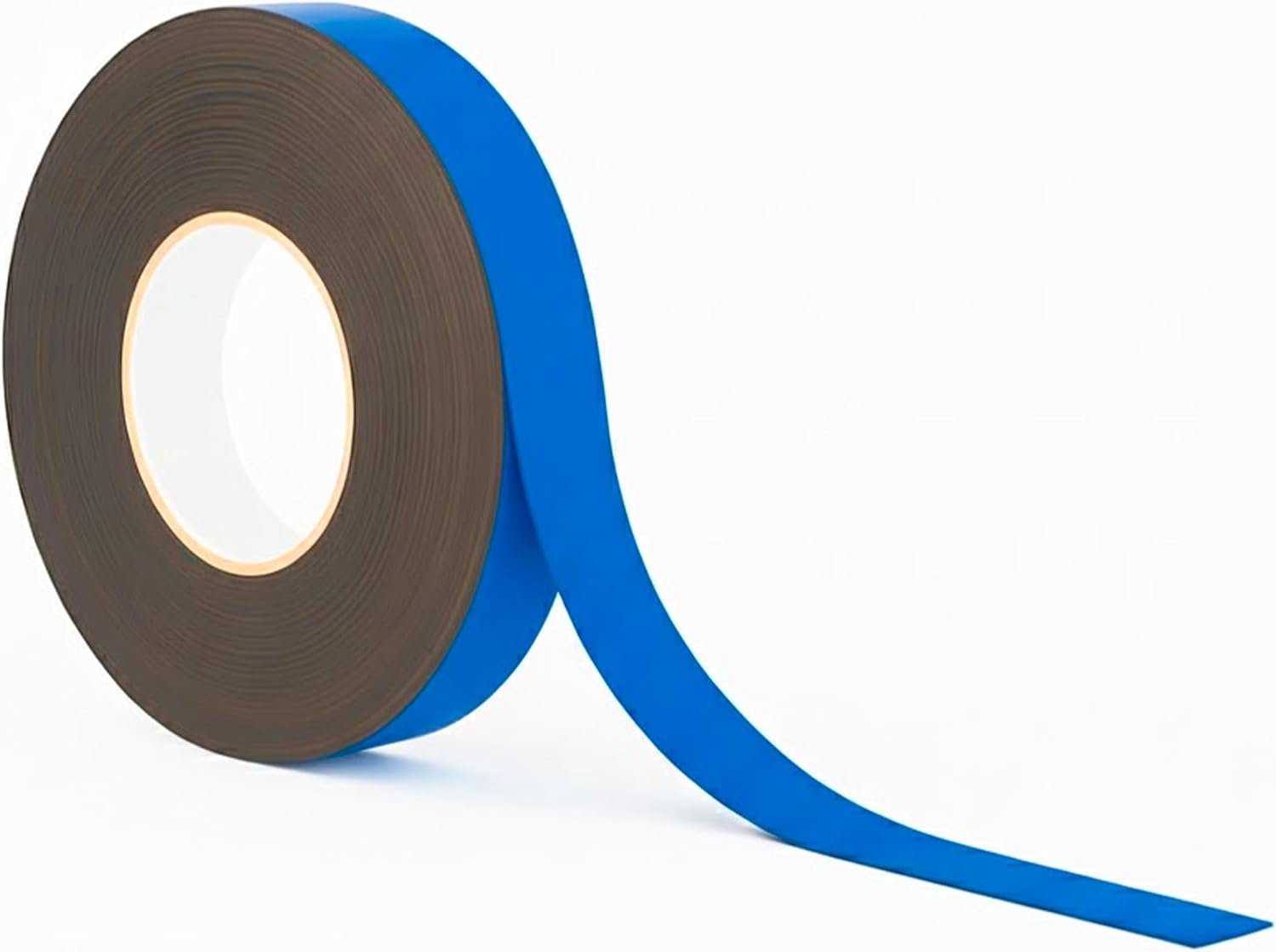25 mm blauwe magneetband op rol - 30 meter - NIET zelfklevend