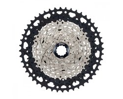 Microshift Advent Mx Black E-series Shimano Hg Fietscassette Zilver 10s / 11-48t