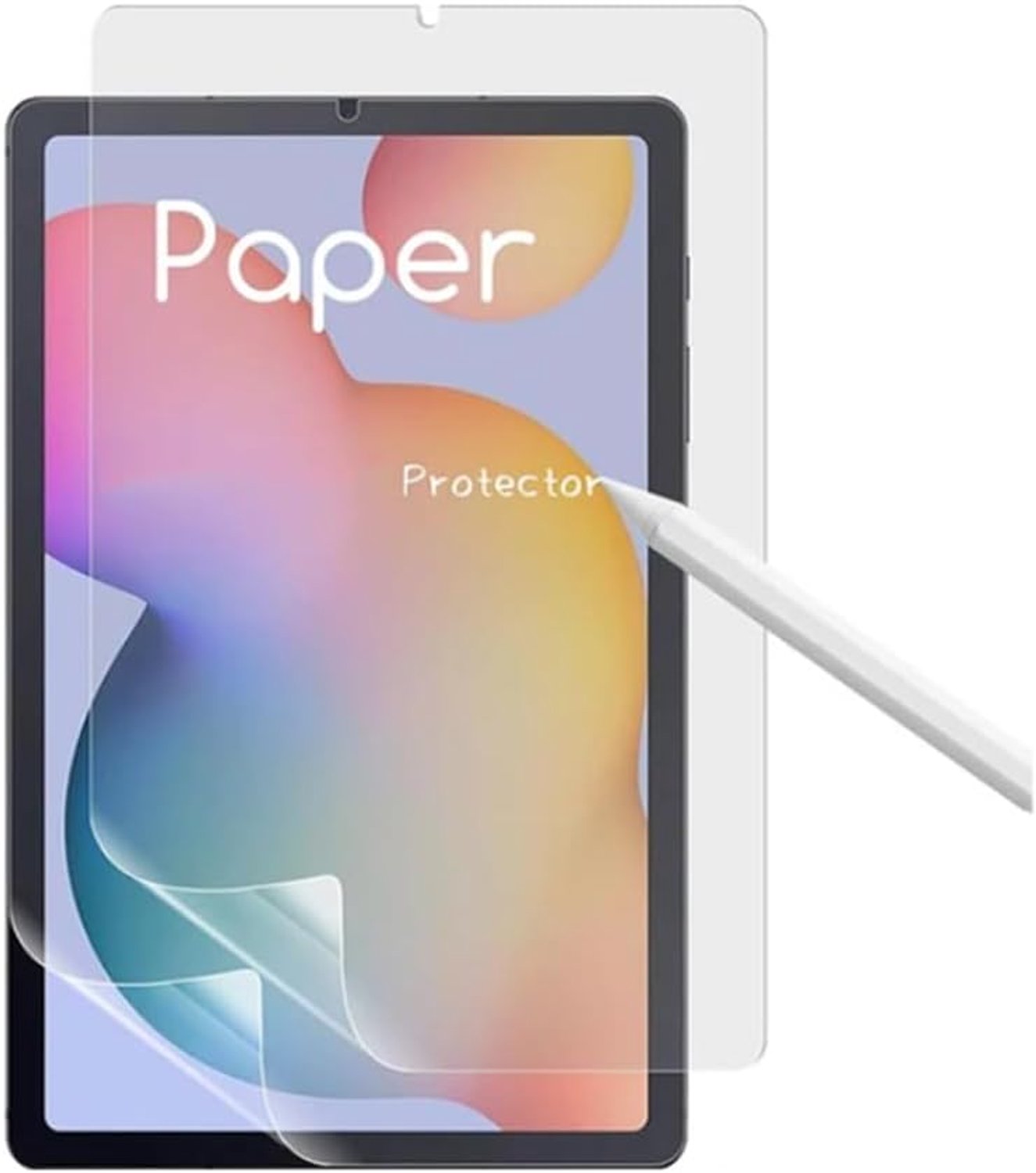 2pcs Papier voel film voor Samsung Galaxy Tab S6 Lite 2024/22/20 10.4"